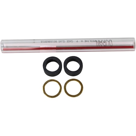 Cleveland Tube, Glass - W/Red Stripe And Washers 7302